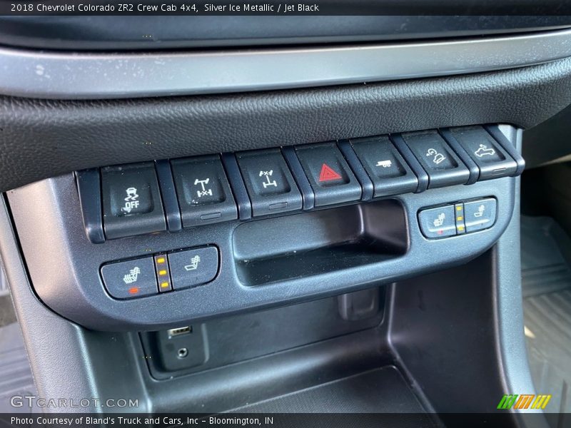 Silver Ice Metallic / Jet Black 2018 Chevrolet Colorado ZR2 Crew Cab 4x4