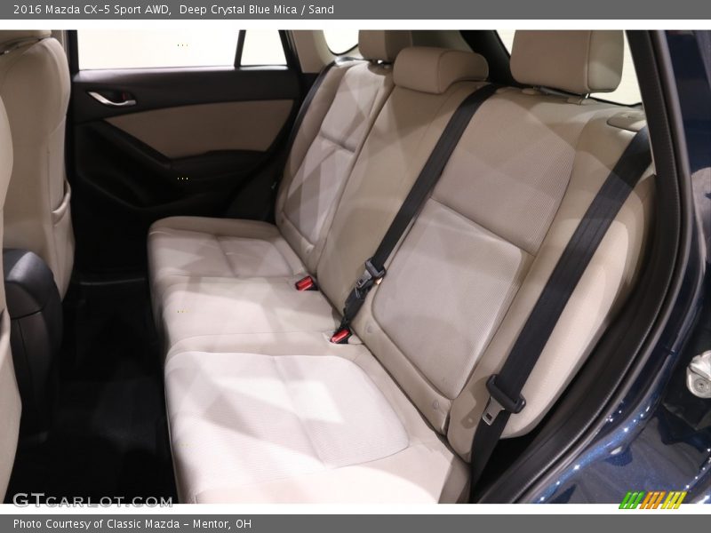 Deep Crystal Blue Mica / Sand 2016 Mazda CX-5 Sport AWD