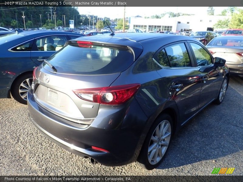 Machine Gray Metallic / Black 2017 Mazda MAZDA3 Touring 5 Door