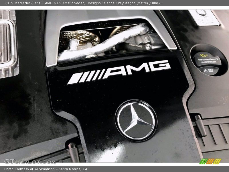 designo Selenite Grey Magno (Matte) / Black 2019 Mercedes-Benz E AMG 63 S 4Matic Sedan