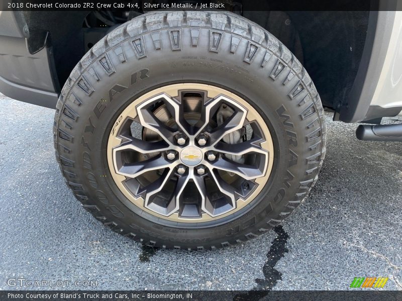 Silver Ice Metallic / Jet Black 2018 Chevrolet Colorado ZR2 Crew Cab 4x4