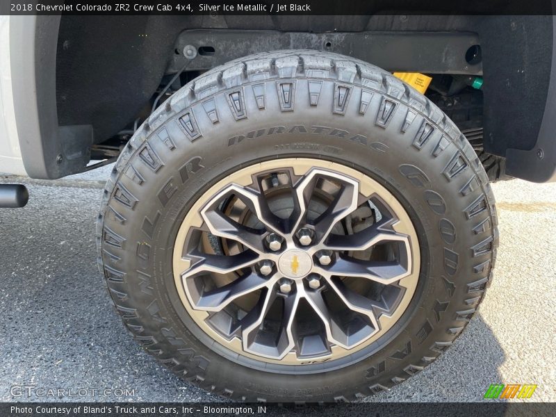 Silver Ice Metallic / Jet Black 2018 Chevrolet Colorado ZR2 Crew Cab 4x4