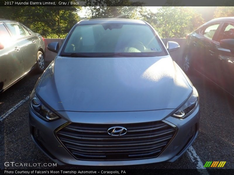 Gray / Black 2017 Hyundai Elantra Limited