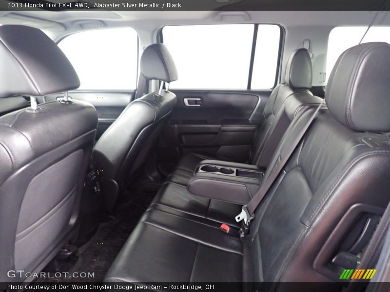 Alabaster Silver Metallic / Black 2013 Honda Pilot EX-L 4WD