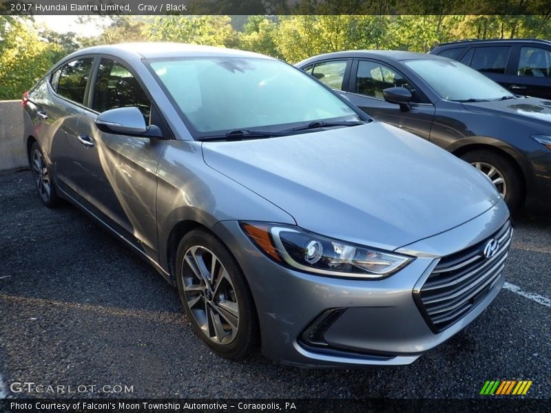 Gray / Black 2017 Hyundai Elantra Limited