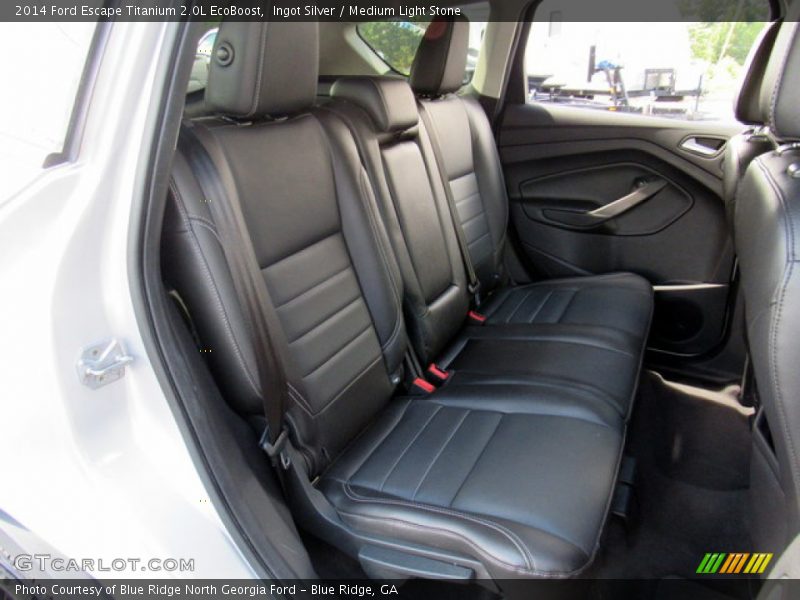 Ingot Silver / Medium Light Stone 2014 Ford Escape Titanium 2.0L EcoBoost