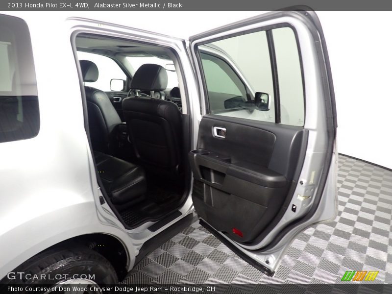 Alabaster Silver Metallic / Black 2013 Honda Pilot EX-L 4WD