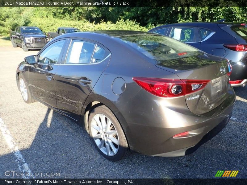 Machine Gray Metallic / Black 2017 Mazda MAZDA3 Touring 4 Door