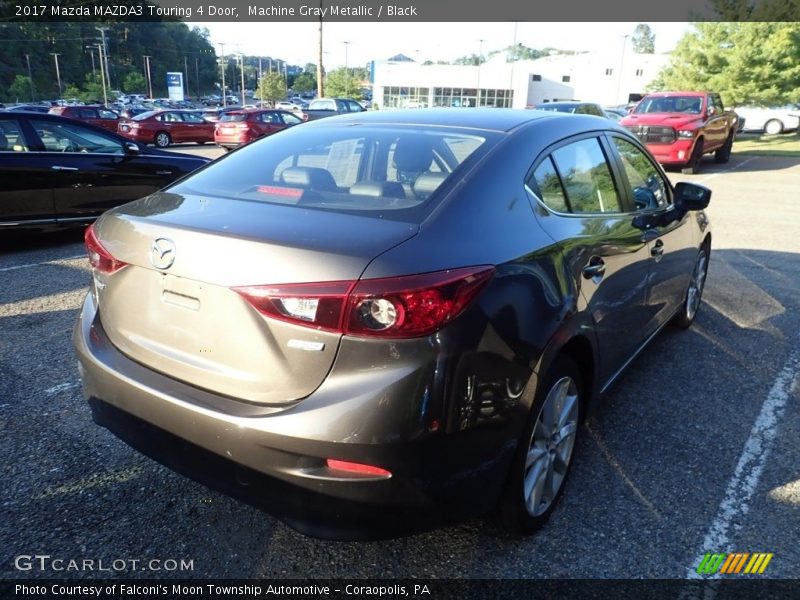 Machine Gray Metallic / Black 2017 Mazda MAZDA3 Touring 4 Door