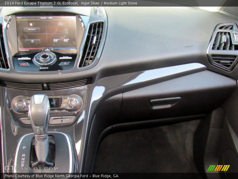 Ingot Silver / Medium Light Stone 2014 Ford Escape Titanium 2.0L EcoBoost