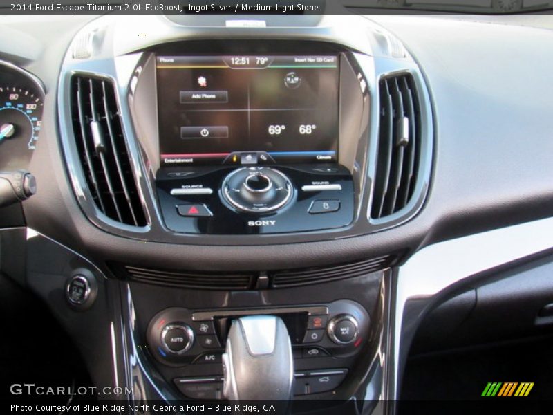 Ingot Silver / Medium Light Stone 2014 Ford Escape Titanium 2.0L EcoBoost