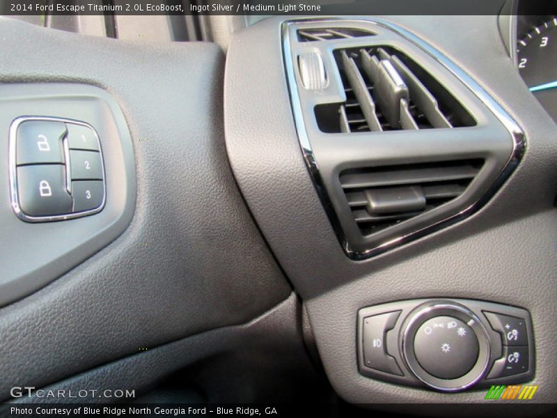 Ingot Silver / Medium Light Stone 2014 Ford Escape Titanium 2.0L EcoBoost