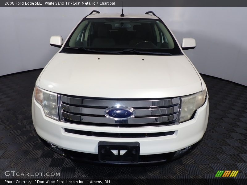 White Sand Tri-Coat Metallic / Charcoal 2008 Ford Edge SEL