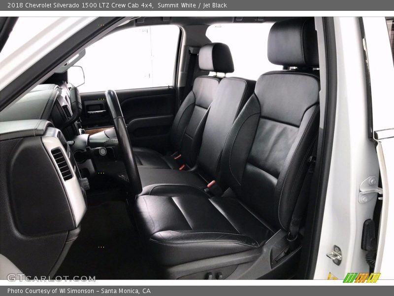 Summit White / Jet Black 2018 Chevrolet Silverado 1500 LTZ Crew Cab 4x4