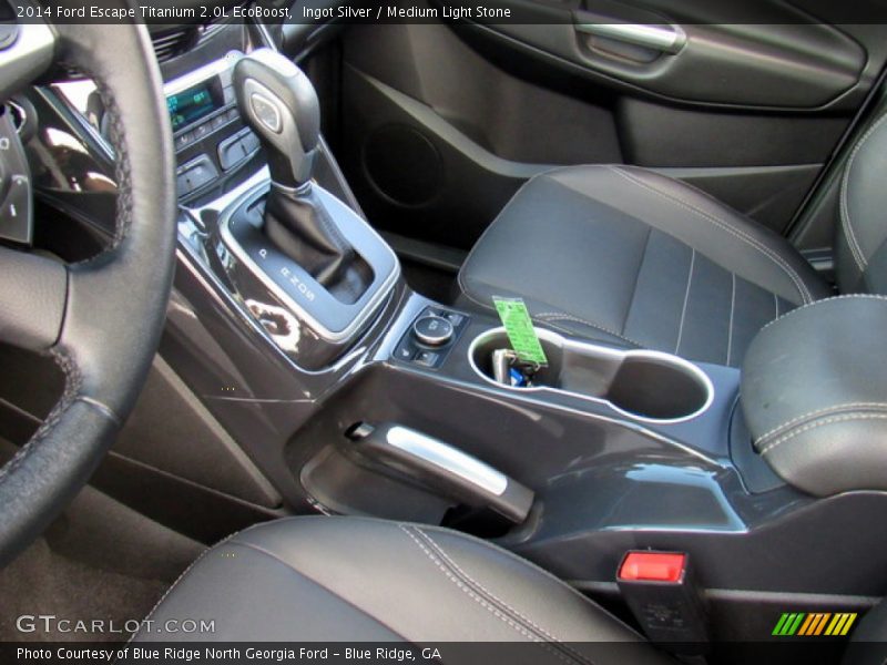 Ingot Silver / Medium Light Stone 2014 Ford Escape Titanium 2.0L EcoBoost