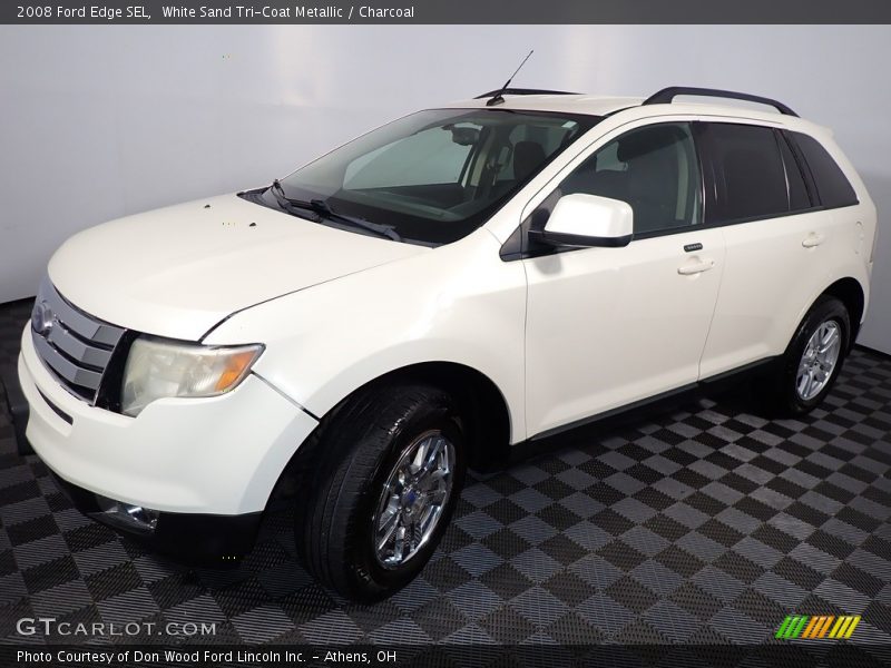 White Sand Tri-Coat Metallic / Charcoal 2008 Ford Edge SEL