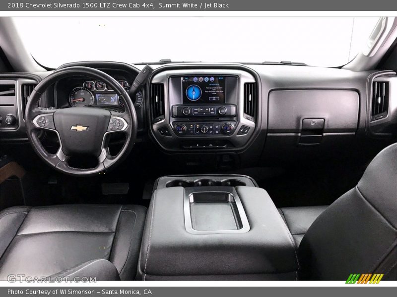 Summit White / Jet Black 2018 Chevrolet Silverado 1500 LTZ Crew Cab 4x4