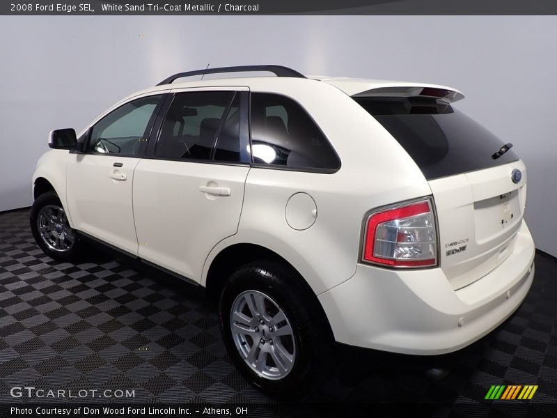 White Sand Tri-Coat Metallic / Charcoal 2008 Ford Edge SEL