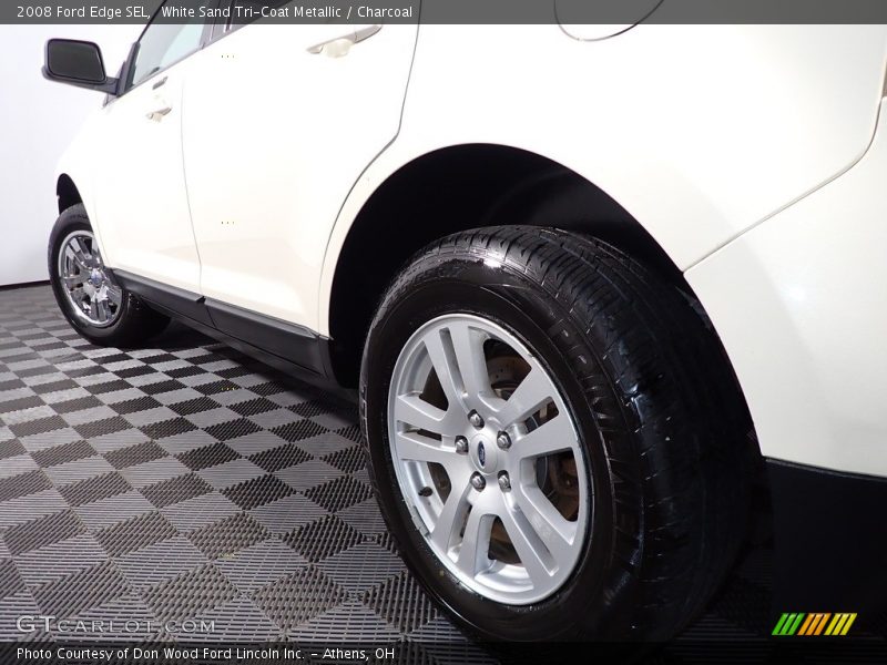White Sand Tri-Coat Metallic / Charcoal 2008 Ford Edge SEL