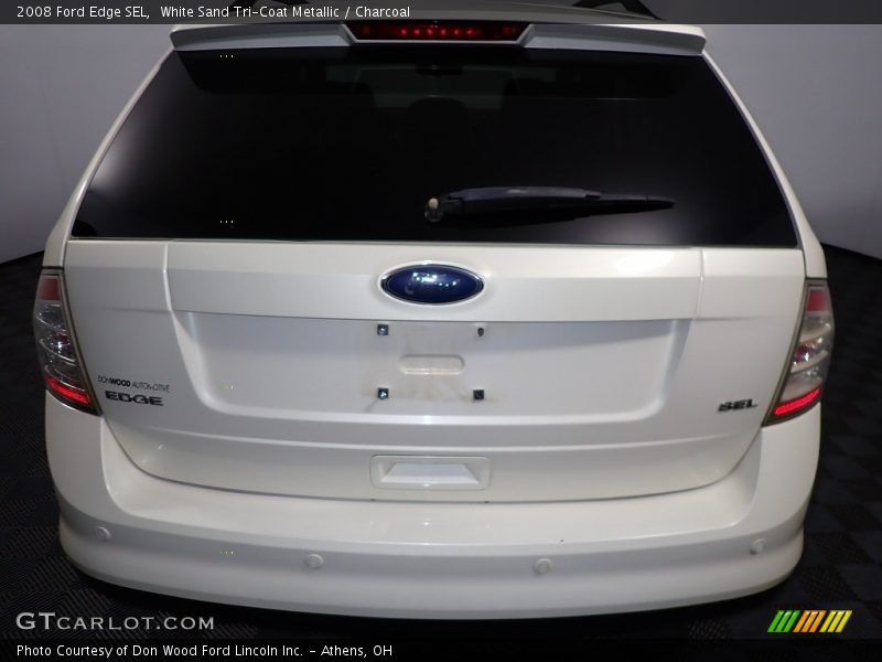 White Sand Tri-Coat Metallic / Charcoal 2008 Ford Edge SEL