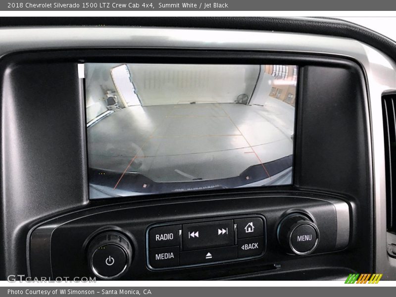 Summit White / Jet Black 2018 Chevrolet Silverado 1500 LTZ Crew Cab 4x4