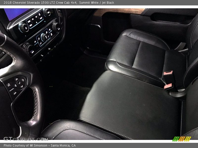 Summit White / Jet Black 2018 Chevrolet Silverado 1500 LTZ Crew Cab 4x4