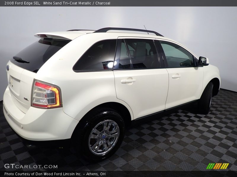 White Sand Tri-Coat Metallic / Charcoal 2008 Ford Edge SEL
