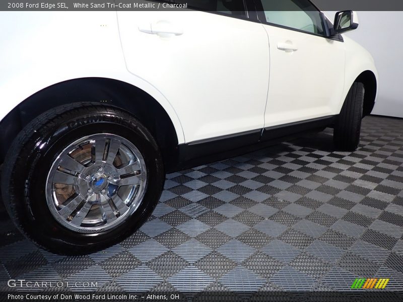 White Sand Tri-Coat Metallic / Charcoal 2008 Ford Edge SEL