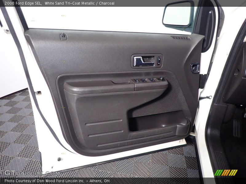 White Sand Tri-Coat Metallic / Charcoal 2008 Ford Edge SEL