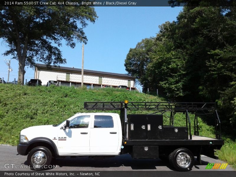 Bright White / Black/Diesel Gray 2014 Ram 5500 ST Crew Cab 4x4 Chassis