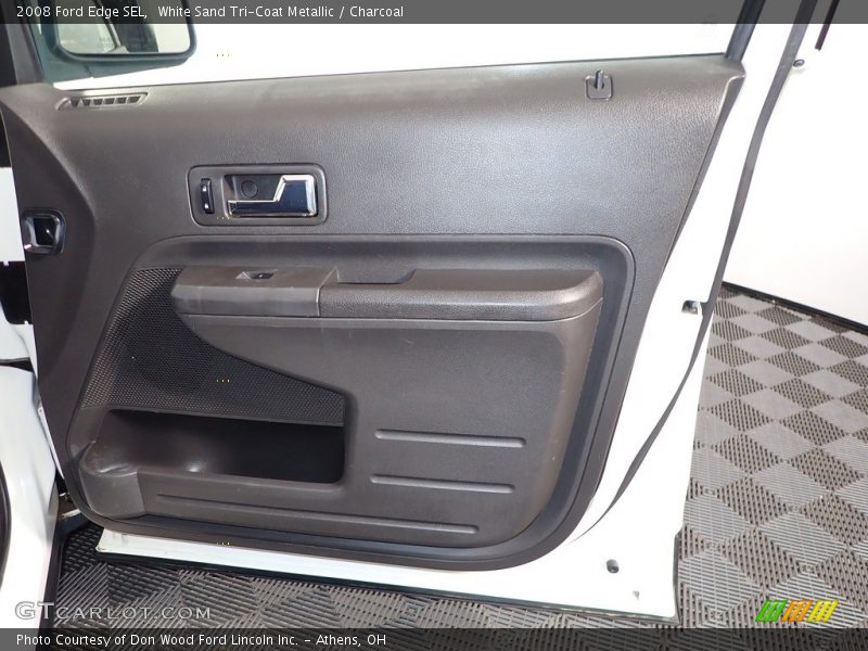 White Sand Tri-Coat Metallic / Charcoal 2008 Ford Edge SEL