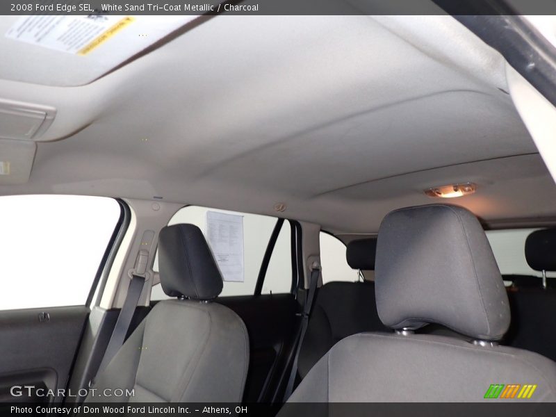 White Sand Tri-Coat Metallic / Charcoal 2008 Ford Edge SEL