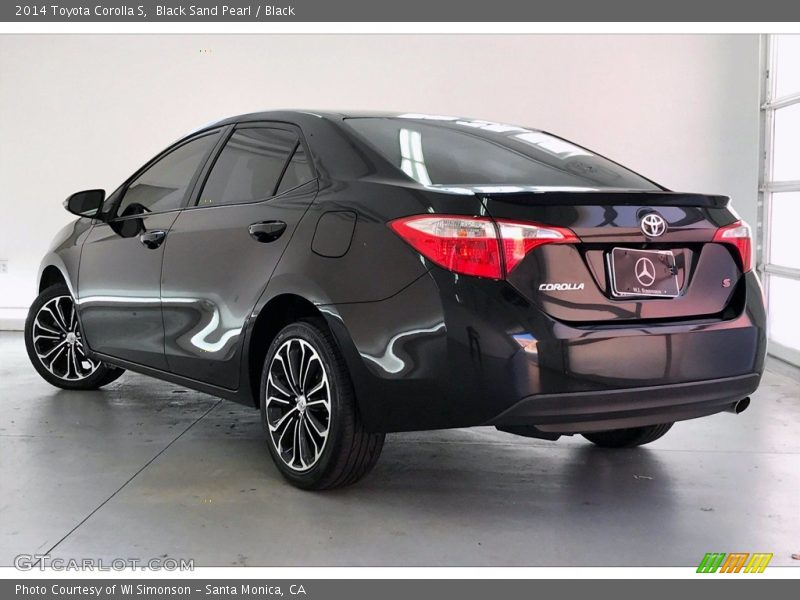 Black Sand Pearl / Black 2014 Toyota Corolla S