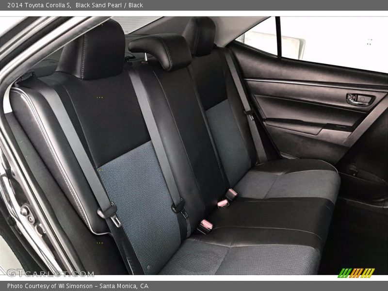 Black Sand Pearl / Black 2014 Toyota Corolla S