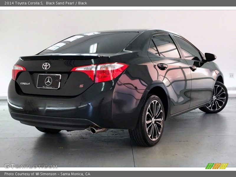 Black Sand Pearl / Black 2014 Toyota Corolla S