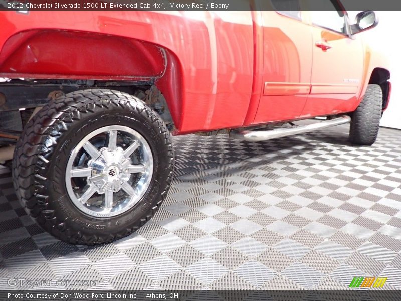 Victory Red / Ebony 2012 Chevrolet Silverado 1500 LT Extended Cab 4x4