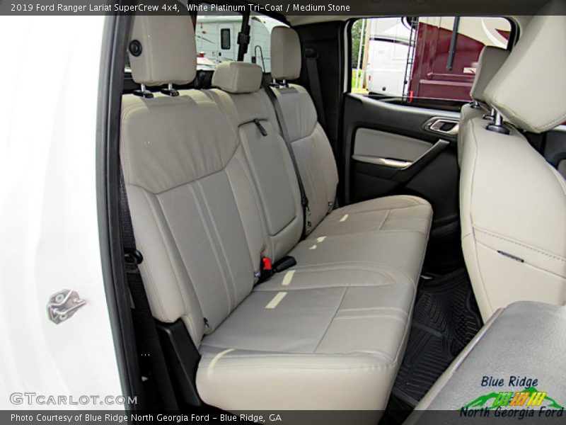 White Platinum Tri-Coat / Medium Stone 2019 Ford Ranger Lariat SuperCrew 4x4
