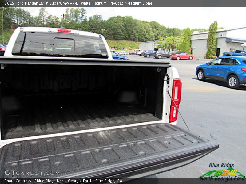 White Platinum Tri-Coat / Medium Stone 2019 Ford Ranger Lariat SuperCrew 4x4