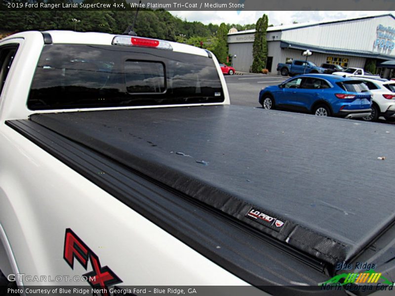 White Platinum Tri-Coat / Medium Stone 2019 Ford Ranger Lariat SuperCrew 4x4