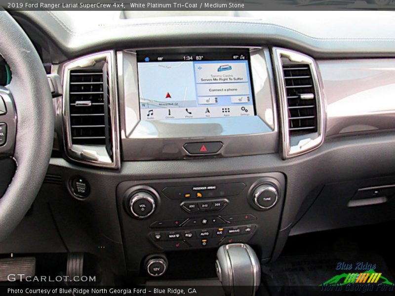 White Platinum Tri-Coat / Medium Stone 2019 Ford Ranger Lariat SuperCrew 4x4