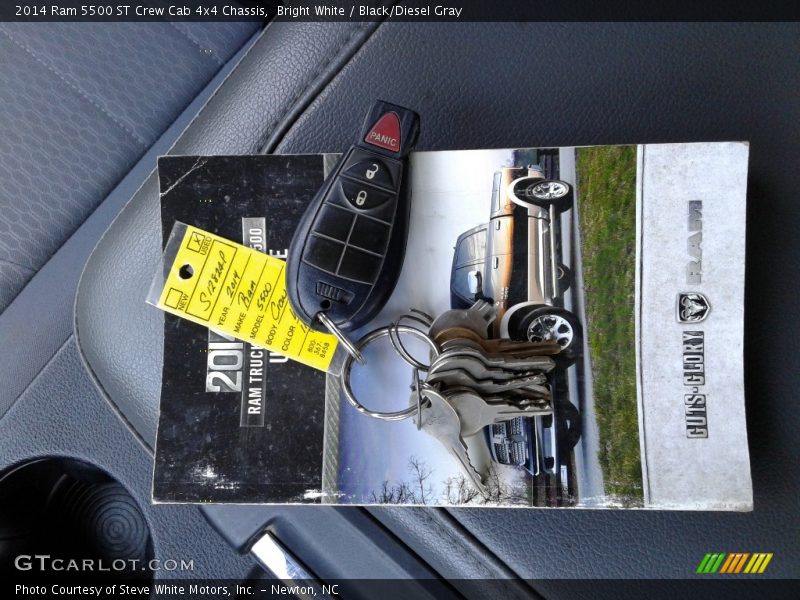 Bright White / Black/Diesel Gray 2014 Ram 5500 ST Crew Cab 4x4 Chassis