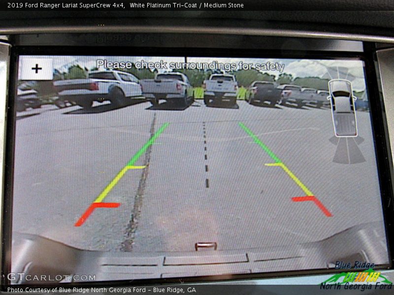 White Platinum Tri-Coat / Medium Stone 2019 Ford Ranger Lariat SuperCrew 4x4