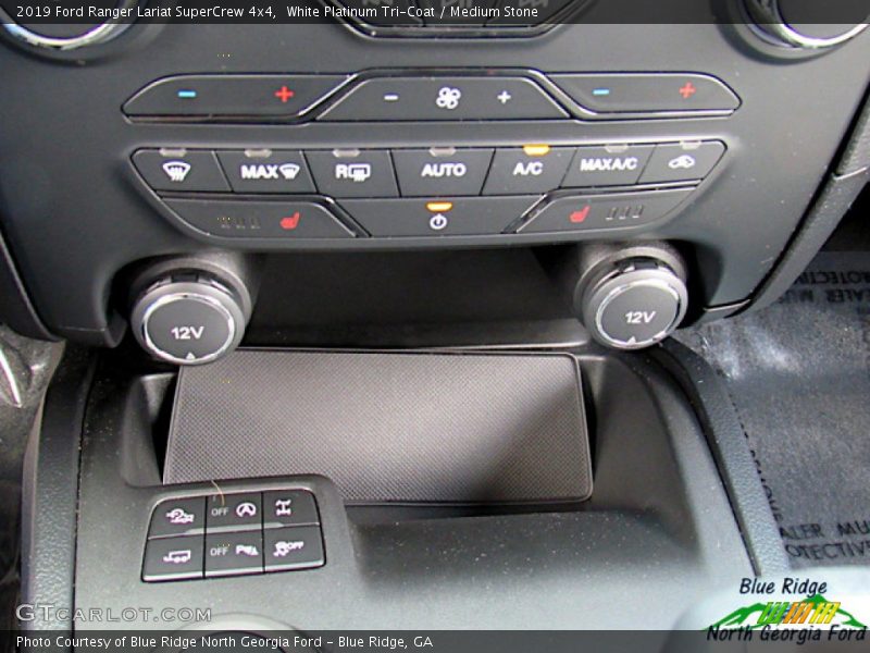 White Platinum Tri-Coat / Medium Stone 2019 Ford Ranger Lariat SuperCrew 4x4