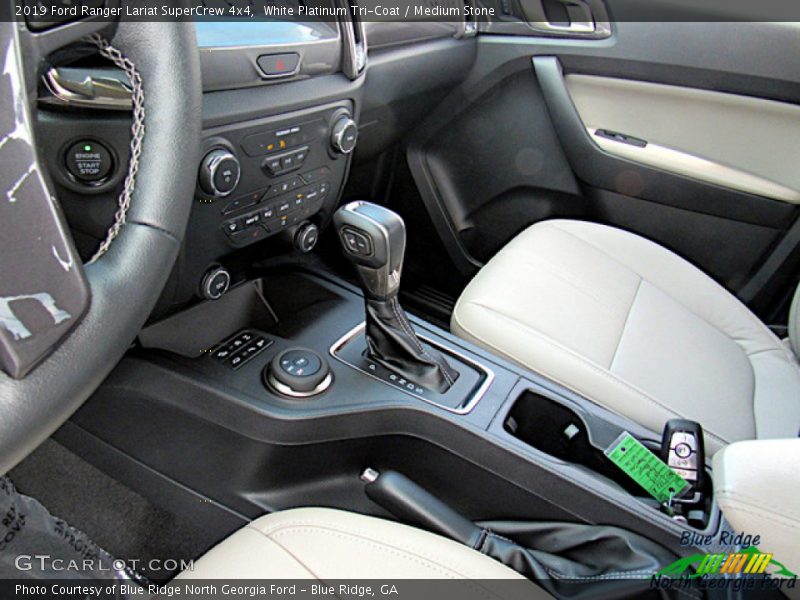 White Platinum Tri-Coat / Medium Stone 2019 Ford Ranger Lariat SuperCrew 4x4