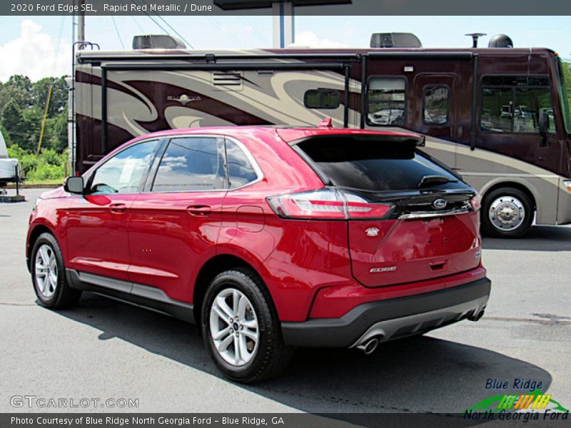 Rapid Red Metallic / Dune 2020 Ford Edge SEL