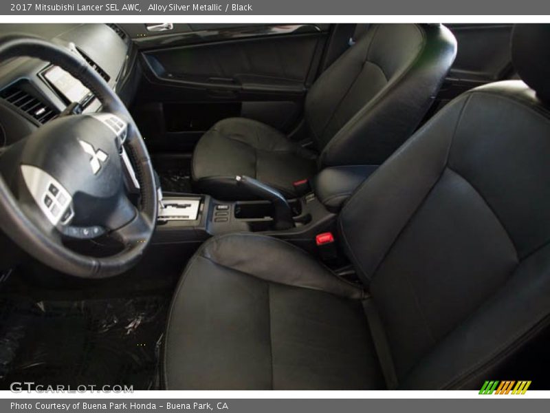 Alloy Silver Metallic / Black 2017 Mitsubishi Lancer SEL AWC