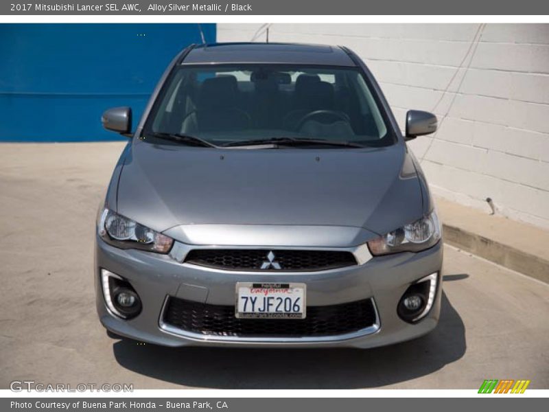 Alloy Silver Metallic / Black 2017 Mitsubishi Lancer SEL AWC