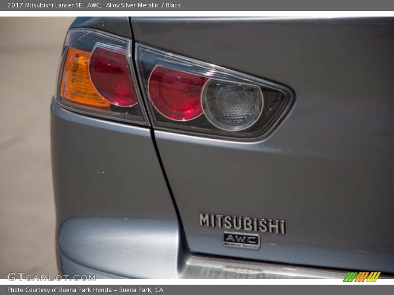 Alloy Silver Metallic / Black 2017 Mitsubishi Lancer SEL AWC