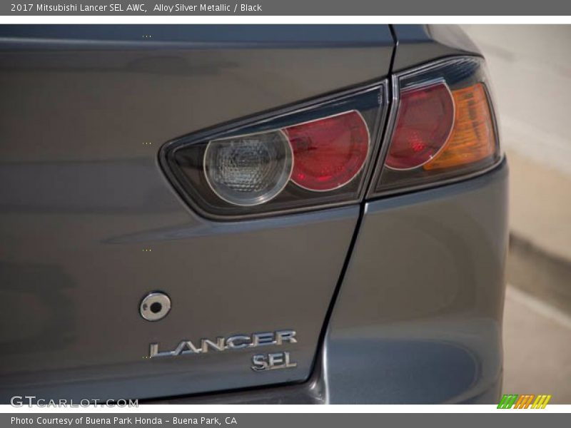 Alloy Silver Metallic / Black 2017 Mitsubishi Lancer SEL AWC