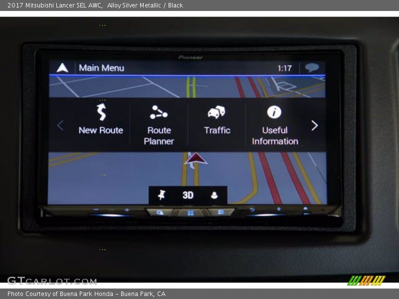 Alloy Silver Metallic / Black 2017 Mitsubishi Lancer SEL AWC